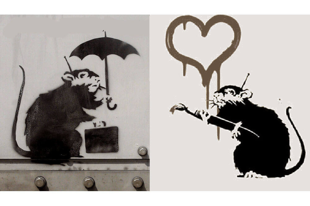 Banksy（バンクシー） -Love Rat -Pest ControlのCOA付き作品を販売 ー