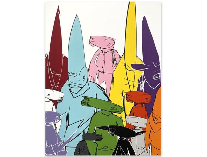 Futuraの集大成的な個展で販売されたシルクスクリーンです。 ー