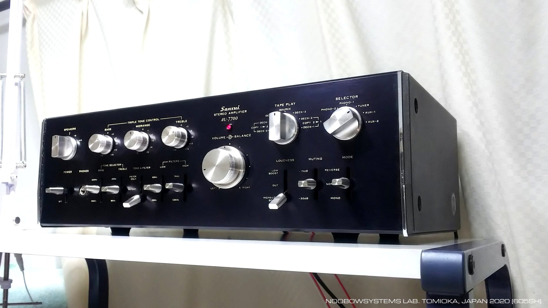 Sansui AU-7700 Stereo Amplifier : Back To Life Again