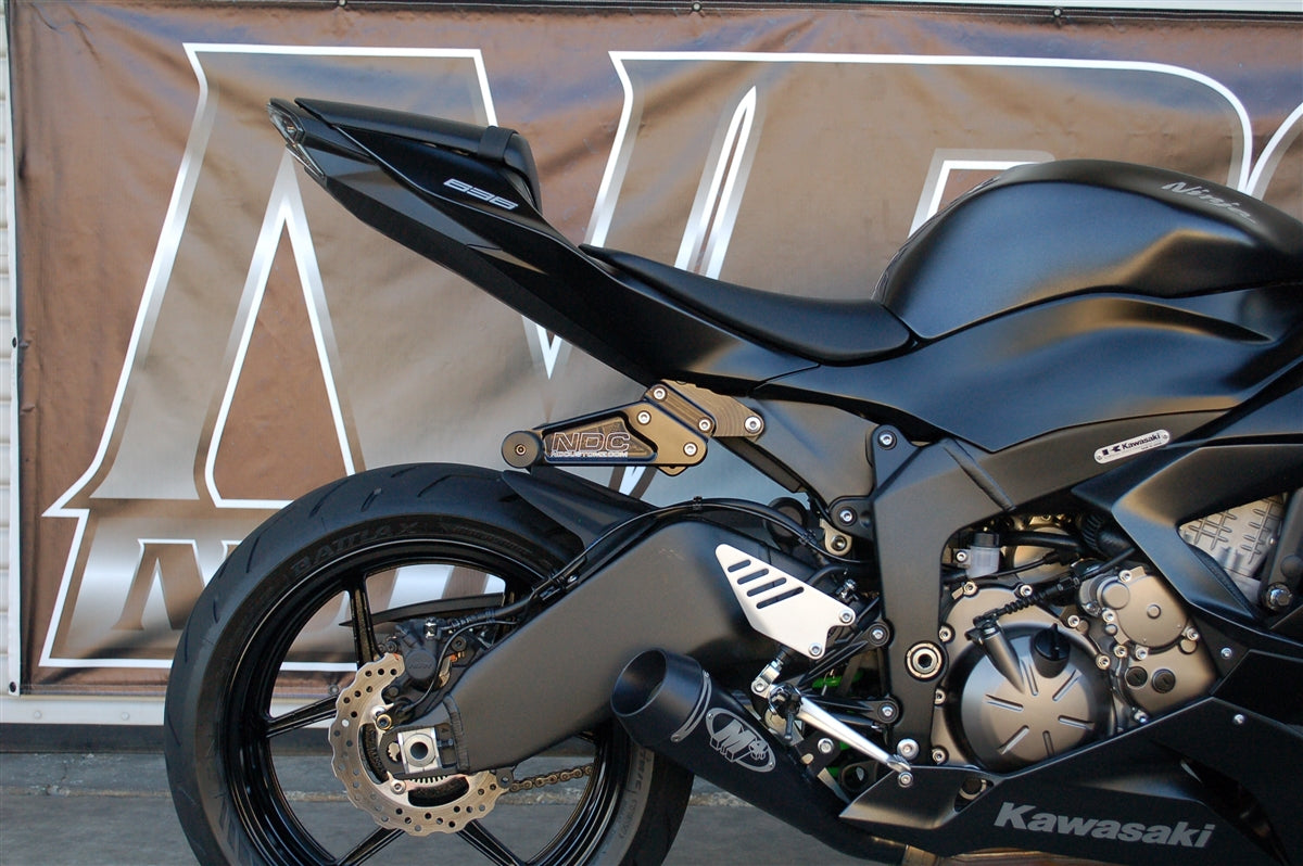 NDC Adjustable Subcage – CNC Billet Aluminum (Fits 2009–2025 ZX-6R