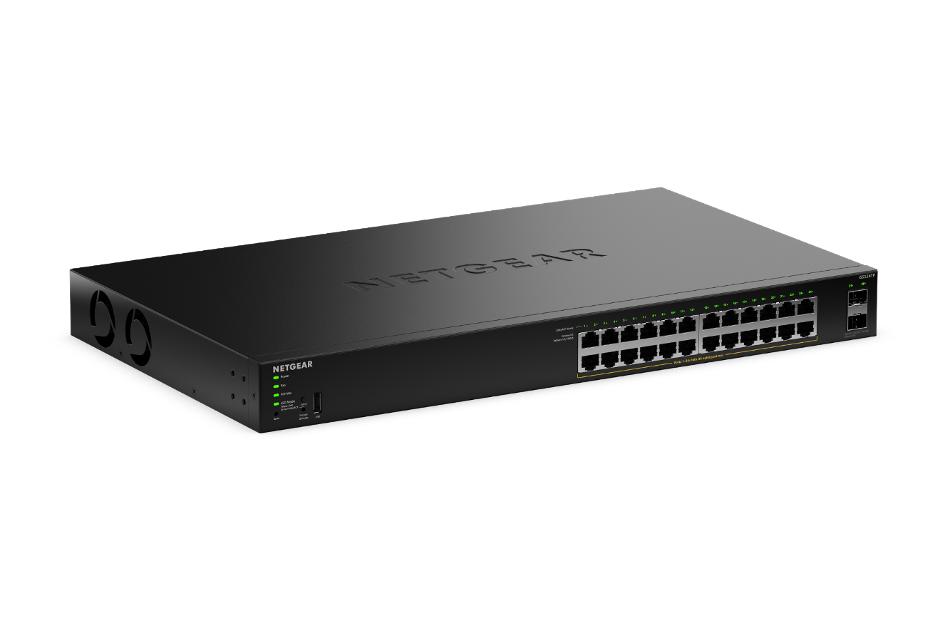 24-Port Gigabit PoE+ Switch - Smart Managed Essentials - GS324TPv2