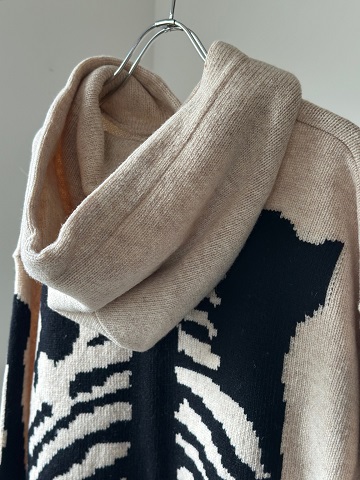 KAPITAL (キャピタル) 5G ウール BONEフードセーターNAT s.t.c｜洋服