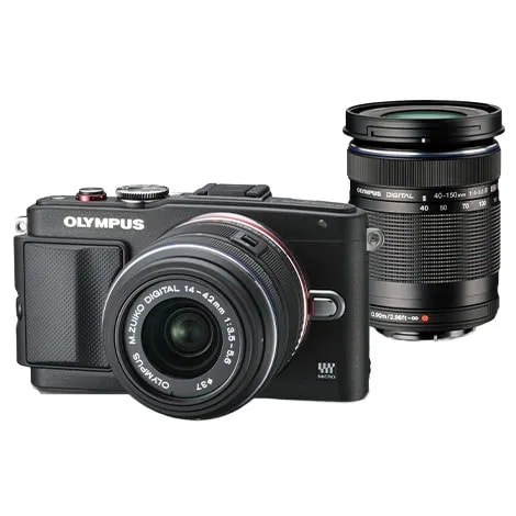 買取】OLYMPUS PEN Lite E-PL6 ダブルズームキット ブラック買取