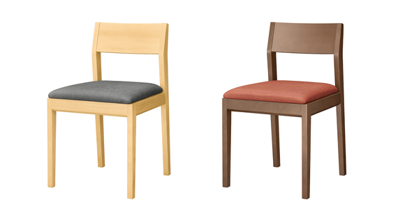 河内】マルカツ業務用木製椅子｜店舗家具NW