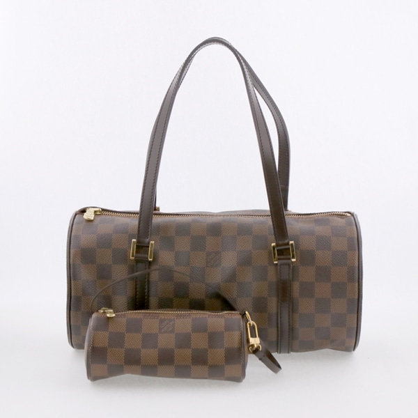 LOUIS VUITTON ルイヴィトン ダミエ パピヨン30 N51303 ポーチ付 中古