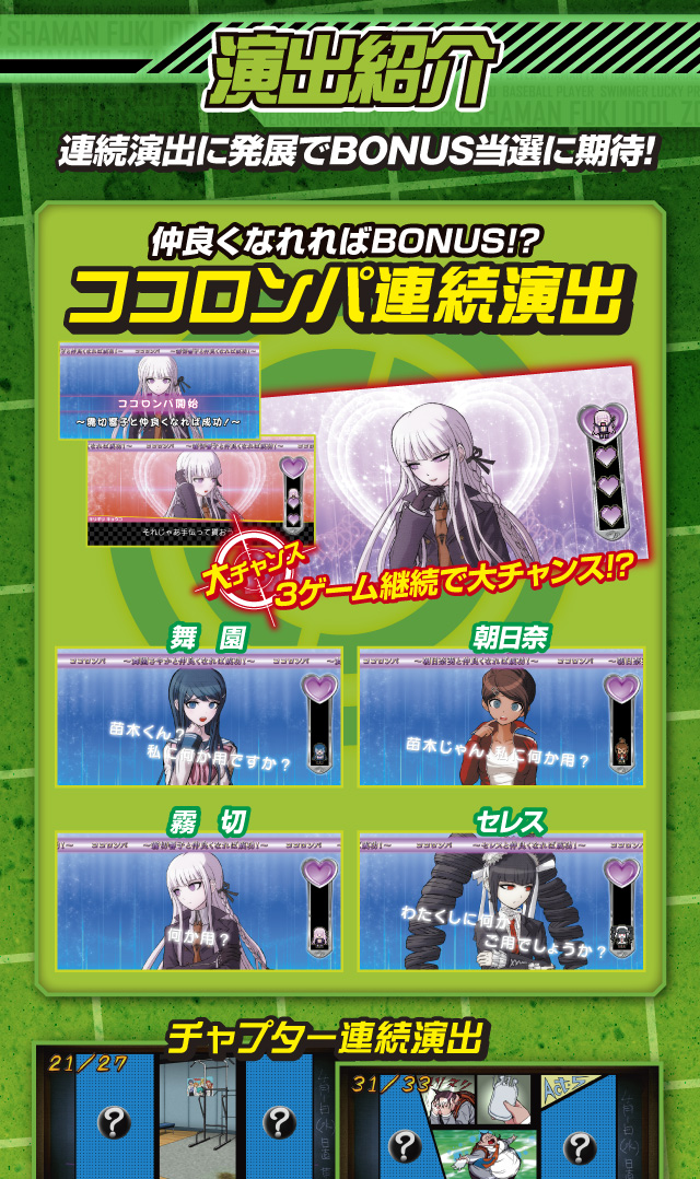 演出紹介｜パチスロダンガンロンパ｜ニューギン