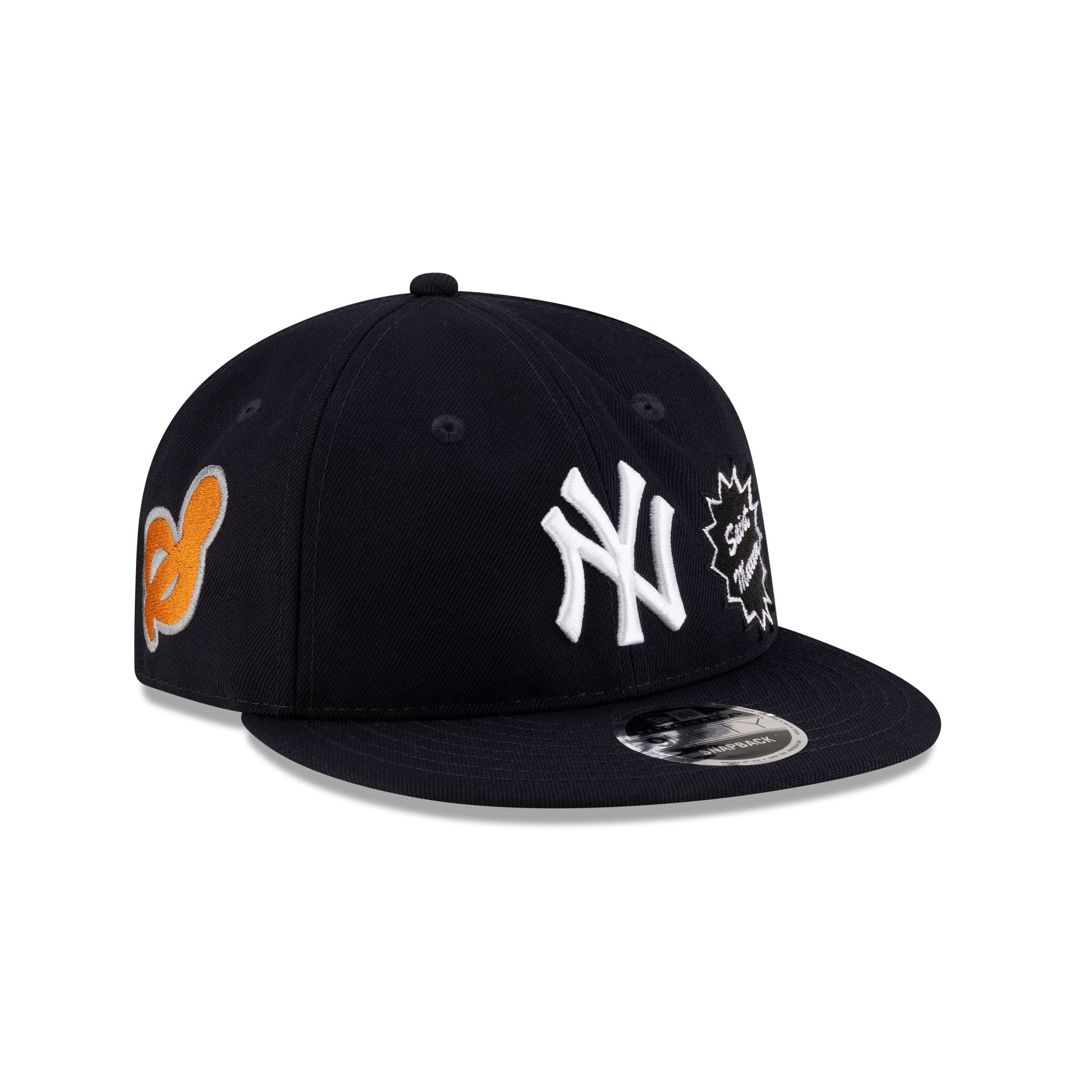 SAINT Mxxxxxx x New York Yankees Retro Crown 9FIFTY Snapback Hat