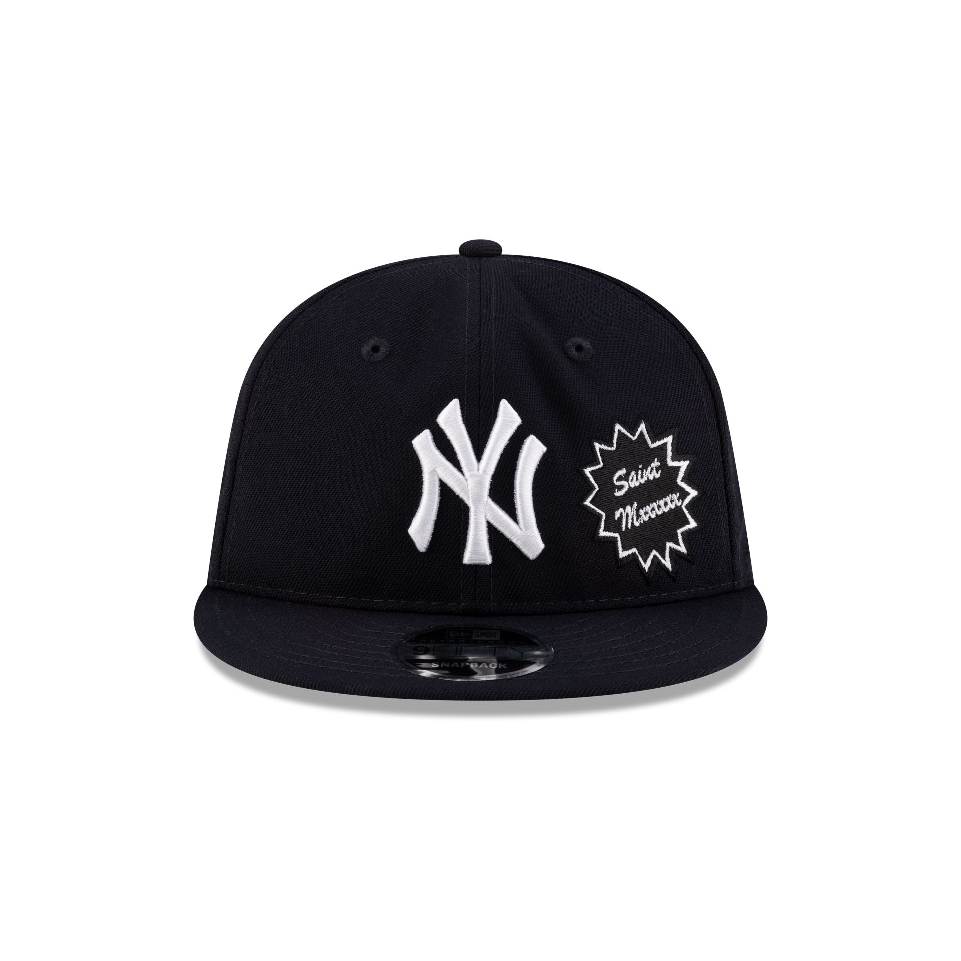 SAINT Mxxxxxx x New York Yankees Retro Crown 9FIFTY Snapback Hat