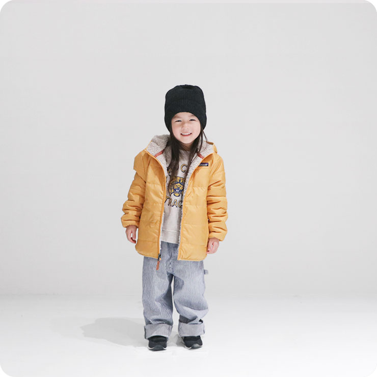 レディースにも人気！パタゴニアのキッズリバーシブルフリース