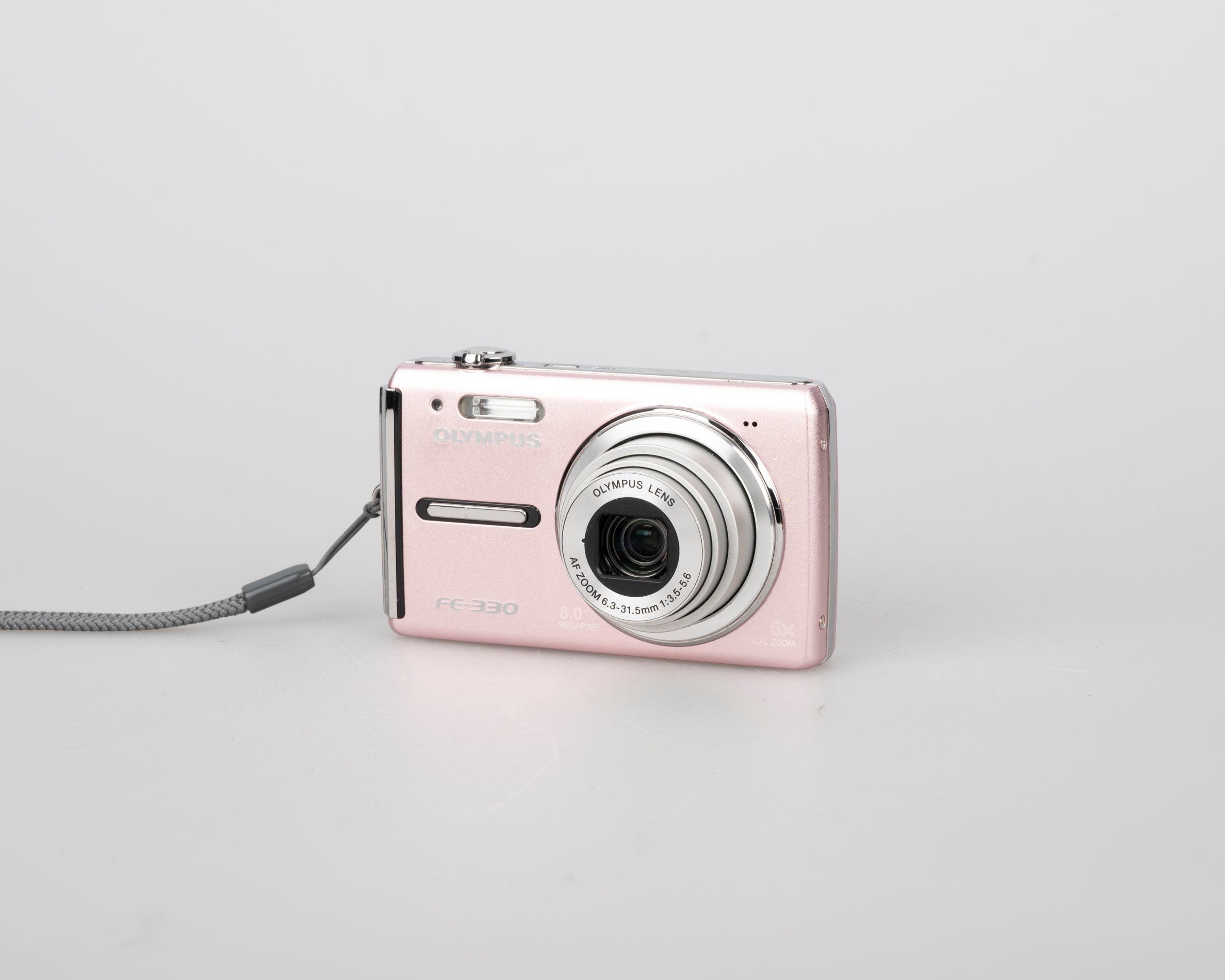 Olympus FE-330 8MP CCD sensor digicam w/ charger + battery + 2GB