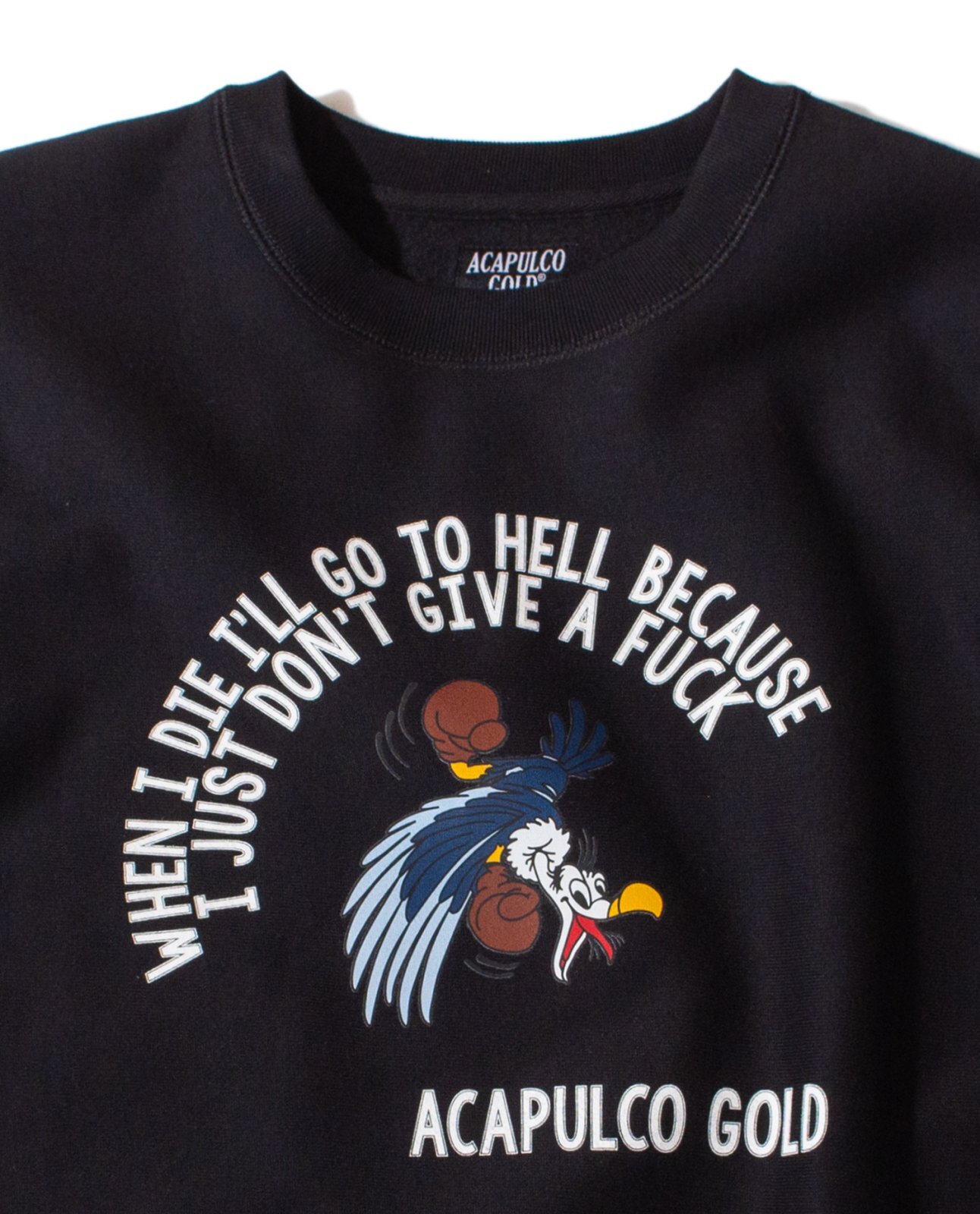 ACAPULCO GOLD(アカプルコゴールド) クルースウェット DGAF CREWNECK