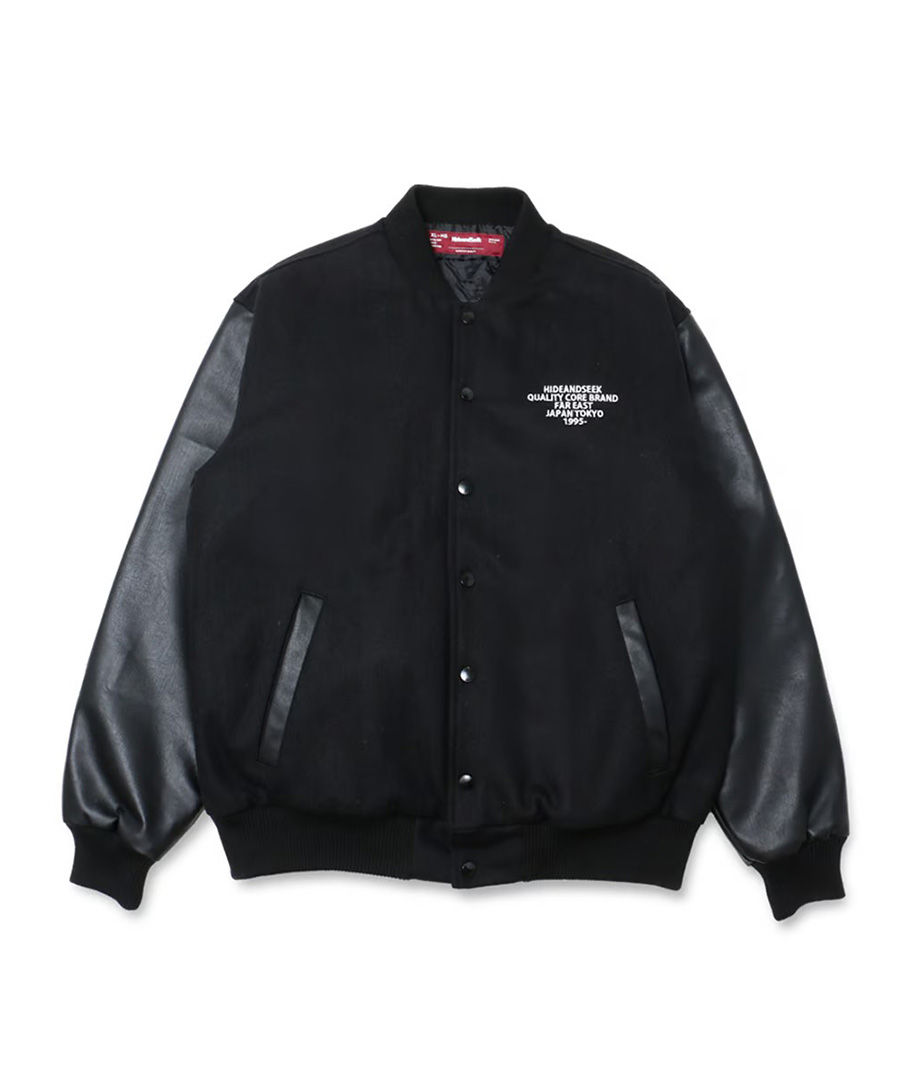 HIDEANDSEEK(ハイドアンドシーク)ダウンジャケット Varsity Jacket