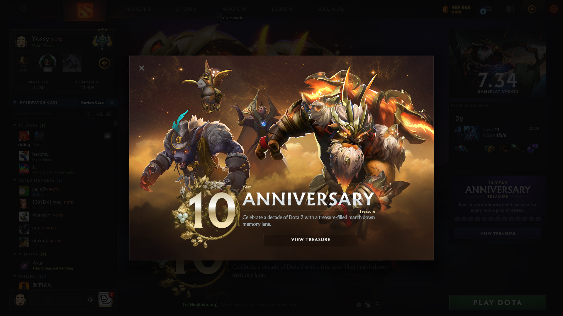 Dota 2』10周年、歴史に関連する記念ゲーム内アイテムが登場