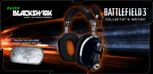 ゲーミングヘッドセット『Battlefield 3 Razer BlackShark』発表