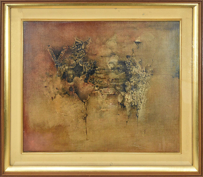 平野遼画額「亡びゆく寓話」 | Natsume Books