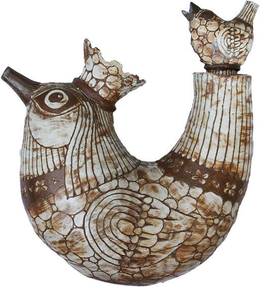 下村良之介陶器「鳴鳥」 | Natsume Books