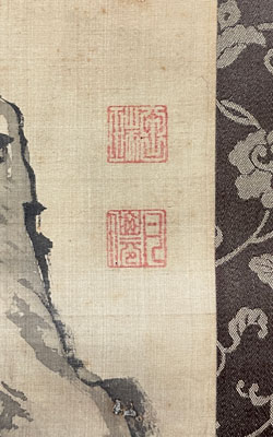 月僊 董奉杏林之図/掛け軸(Hanging scrolls) 絵画の買取 販売 鑑定