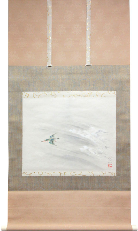 田中以知庵 爽涼/掛け軸 絵画の買取.販売.表装/長良川画廊