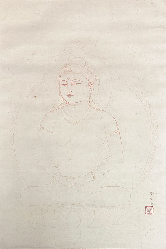 村上華岳 聖観音/掛け軸(Hanging scrolls) 絵画の買取 販売 鑑定