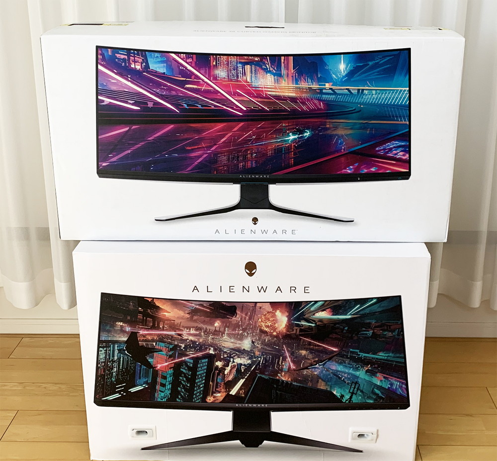 DELLの37.5インチ新作ゲーミングモニタAW3821DWを衝動買いしてしまった