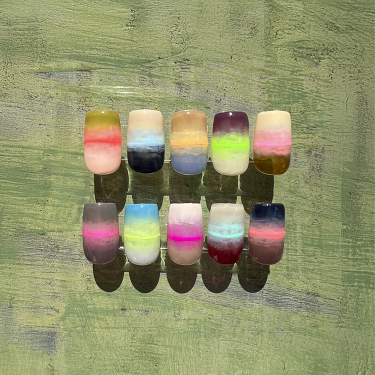 lem. カラージェル ペールネオン レトロ 10色セット | Nail Labo