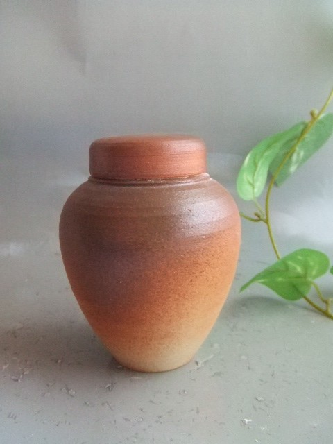 信楽スカーレット茶壷 茶心壺｜中村陶器 信楽焼の通販サイト （滋賀