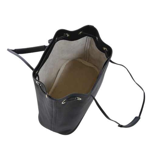 Cisei シセイ チセイ ドローストリングバッグ 巾着 シュリンクレザー