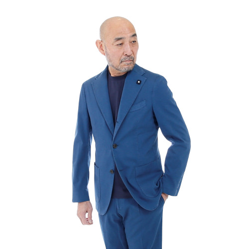 LARDINI ラルディーニ [春夏] スーツ ガーメントダイ ストレッチ