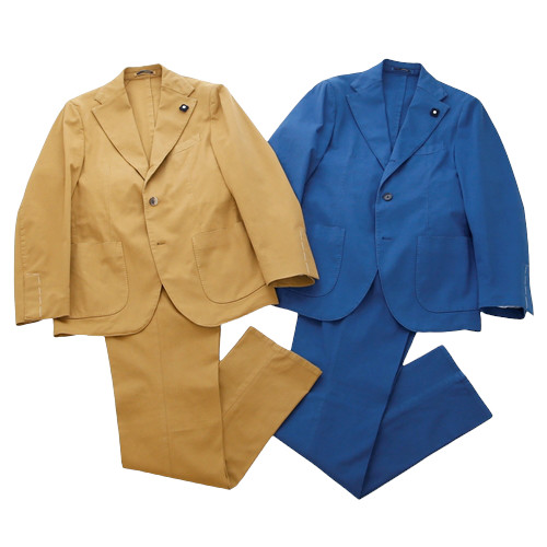 LARDINI ラルディーニ [春夏] スーツ ガーメントダイ ストレッチ