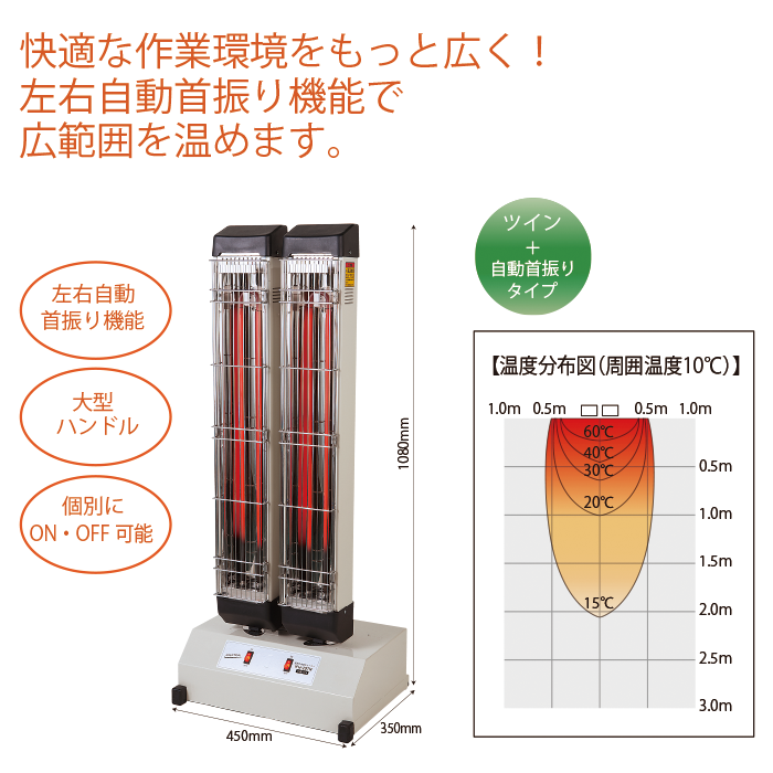 ナカトミ、遠赤外線ヒーター IFH-20TPの購入はナカトミショップ
