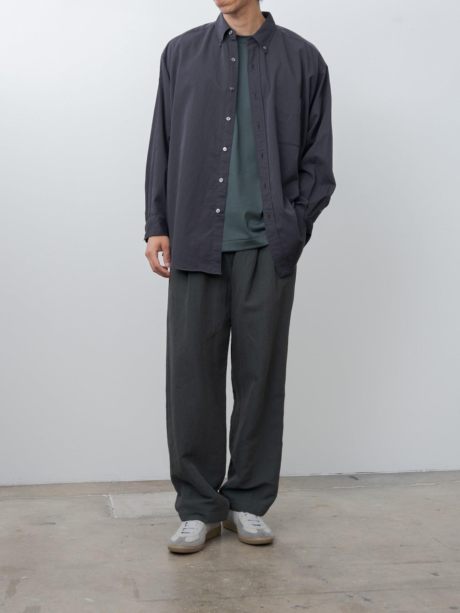 Namu Shop - Aton Suvin Oversized T-Shirt - Green