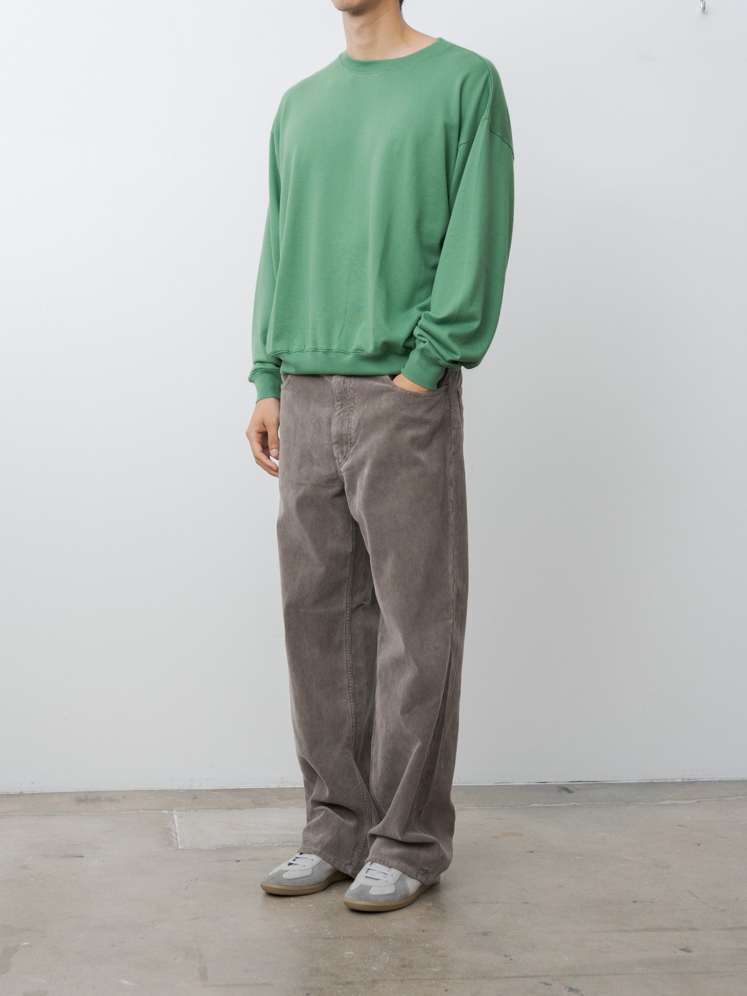 Namu Shop - Auralee Super High Gauge Sweat P/O - Green
