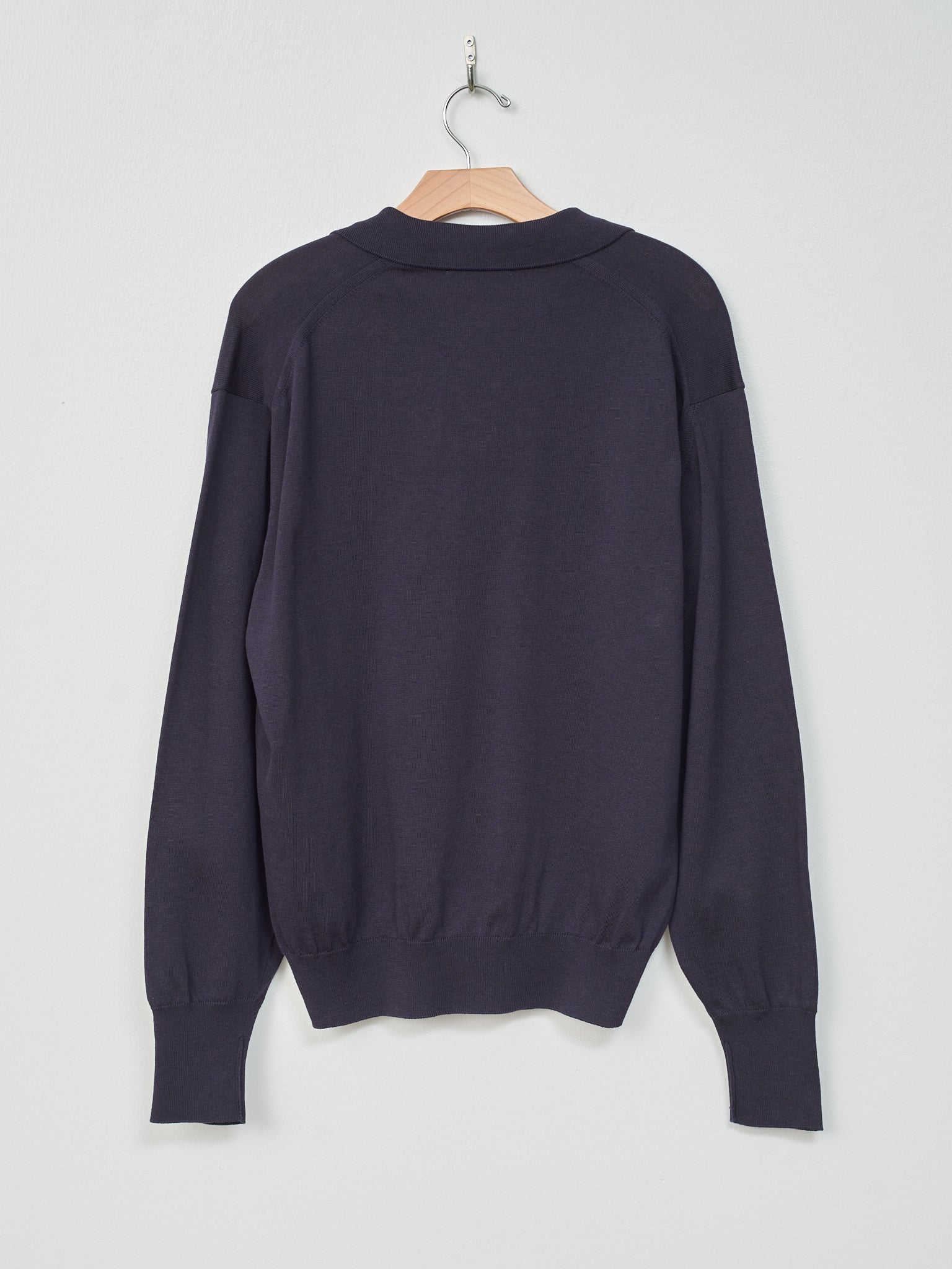 Namu Shop - Kaptain Sunshine Cotton Knit Skipper Shirt - Navy