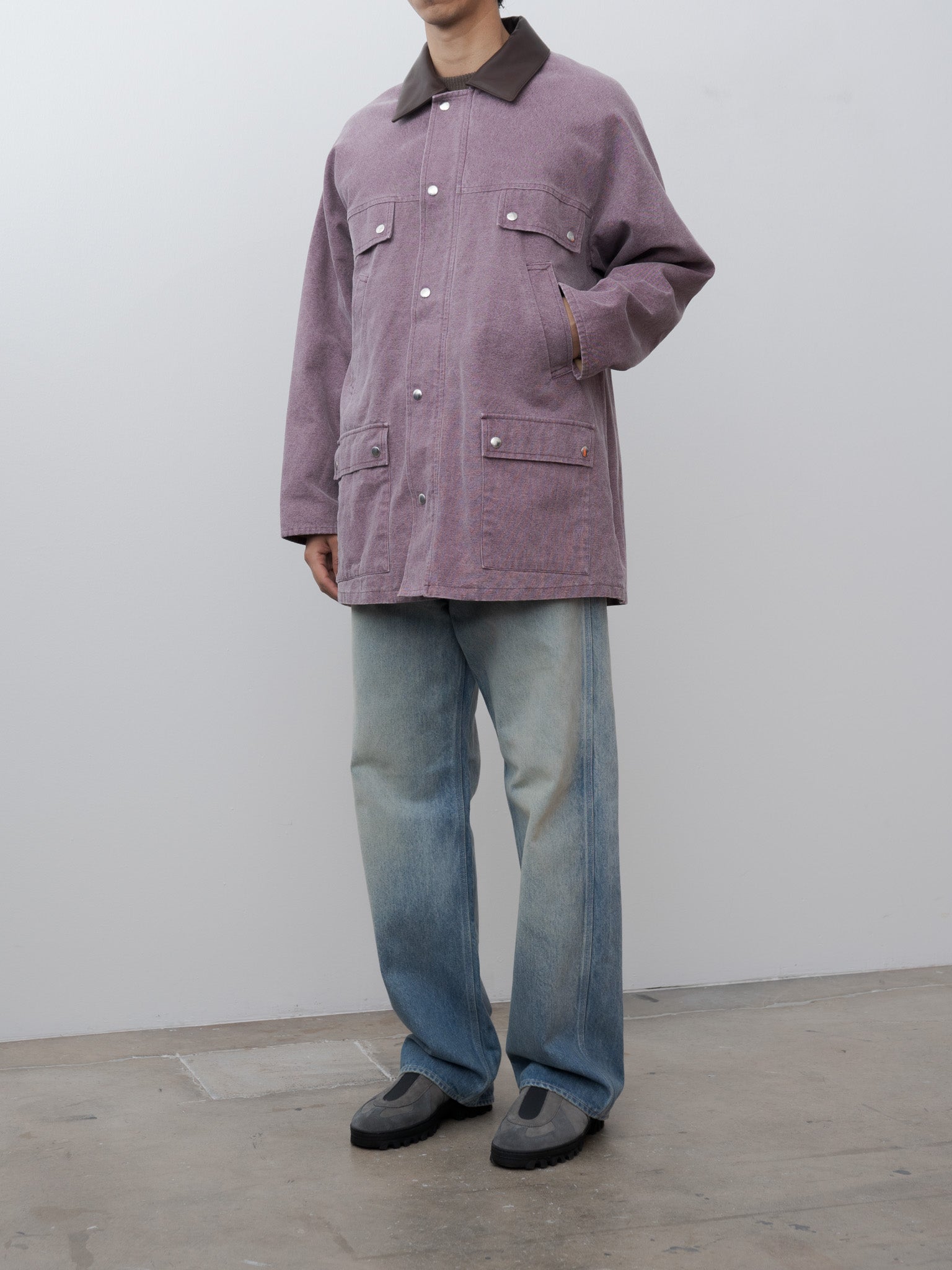 Namu Shop - Auralee Selvedge Faded Heavy Denim Painter Pants