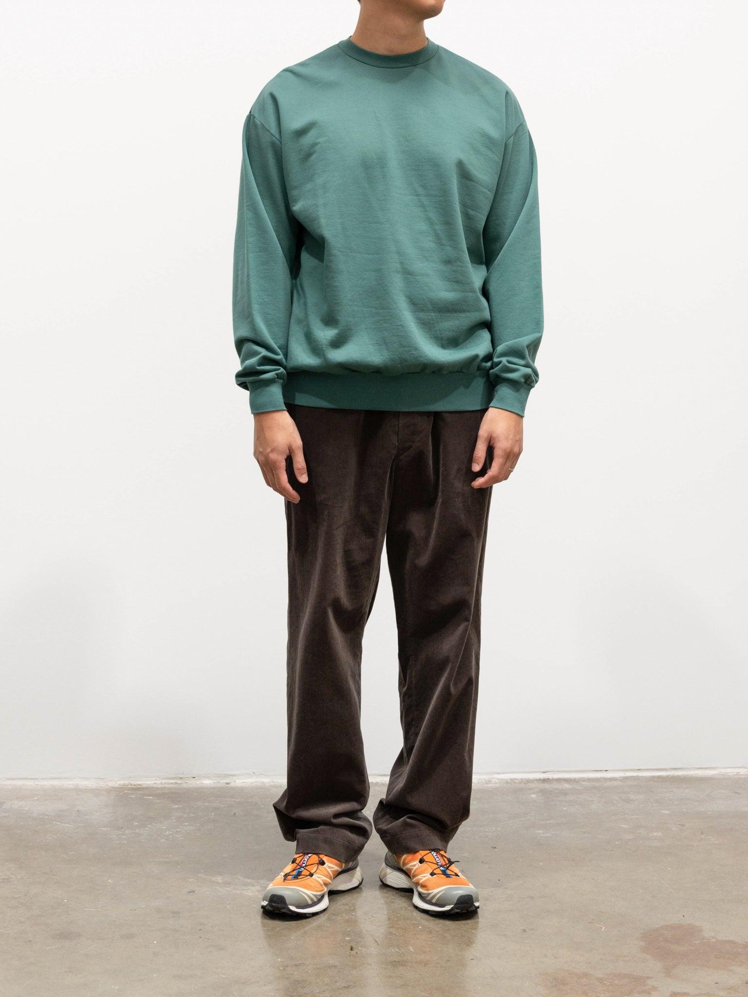 Namu Shop - Auralee Elastic High Gauge Sweat Pullover - Dark Navy