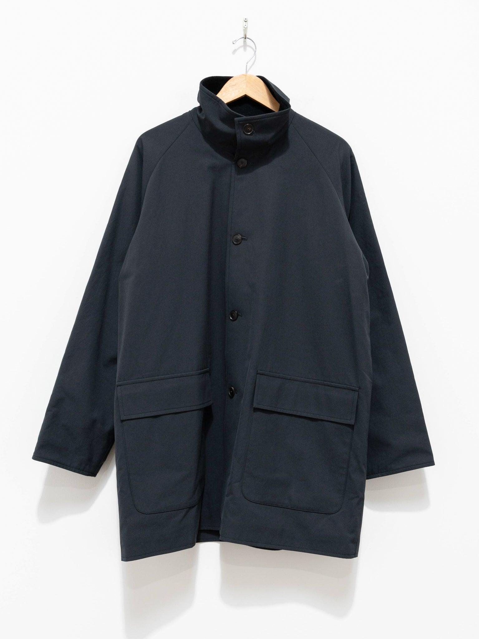 Namu Shop - Auralee Finx Hard Twist Gabardine Blouson Coat - Ink