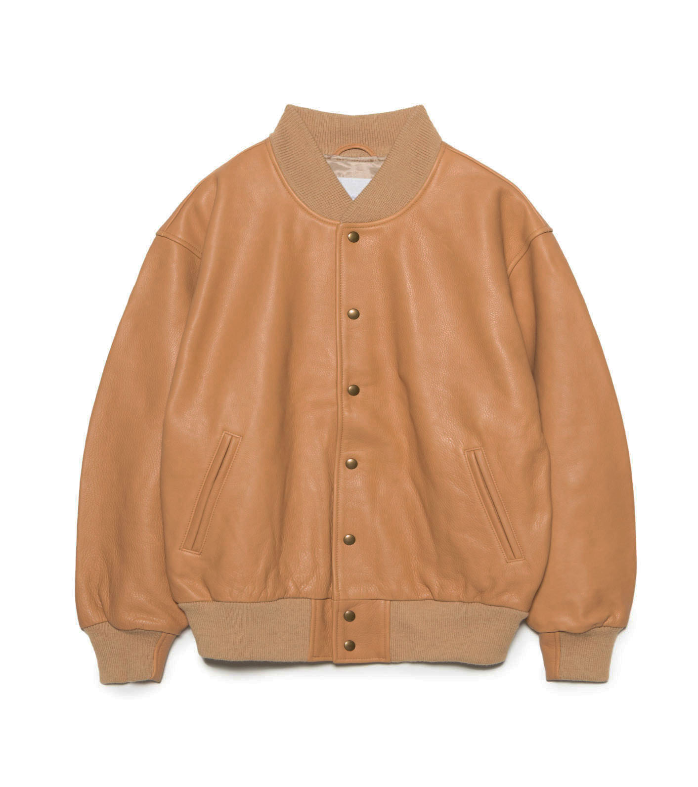 nanamica / nanamica Exclusive Leather Varsity Jacket