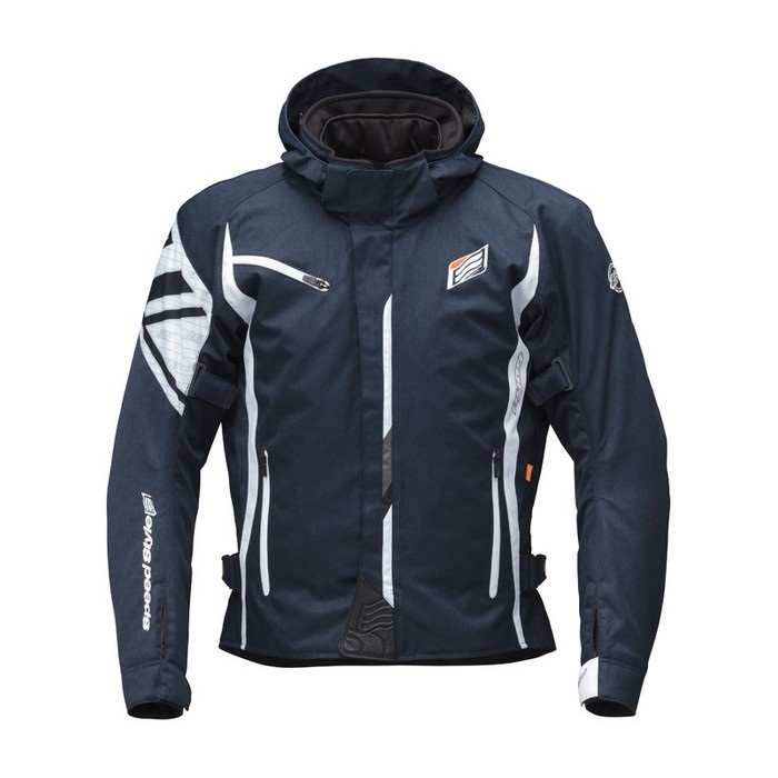 STJ547DN ST-X TEXTILE〔BACK-iD D3O〕 NAVY/WHITE｜ウィンター