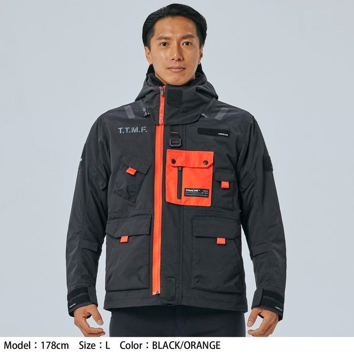 RSJ726 モンスター オールシーズンパーカ BLACK/ORANGE｜ウィンター