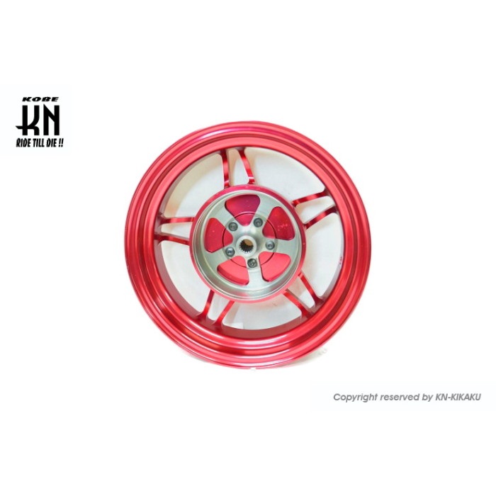 NCY 鍛造アルミホイール前後セット シグナスX用【レッド】｜ホイール