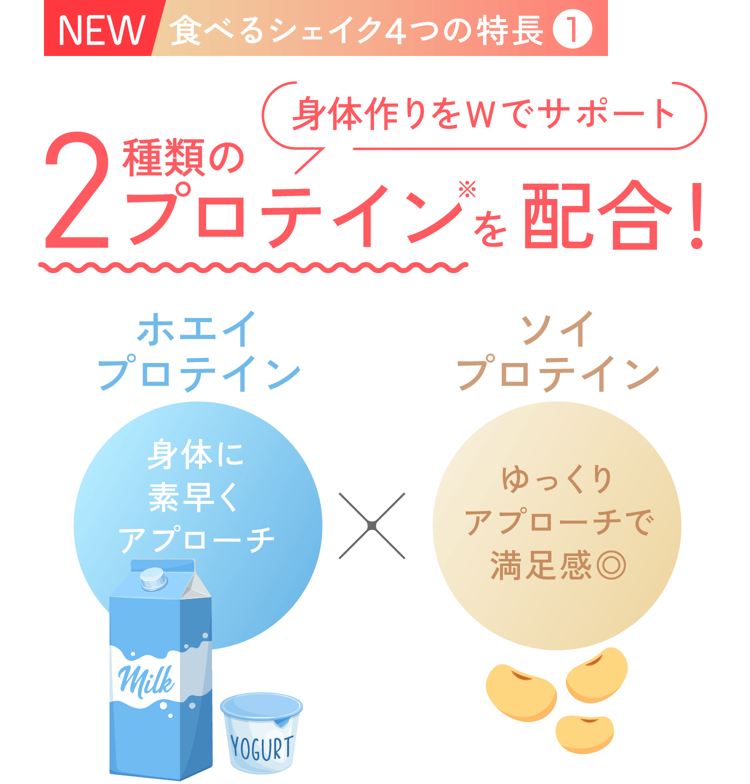 食べるシェイク Wプロテイン フレッシュバナナ(通常購入 フレッシュ