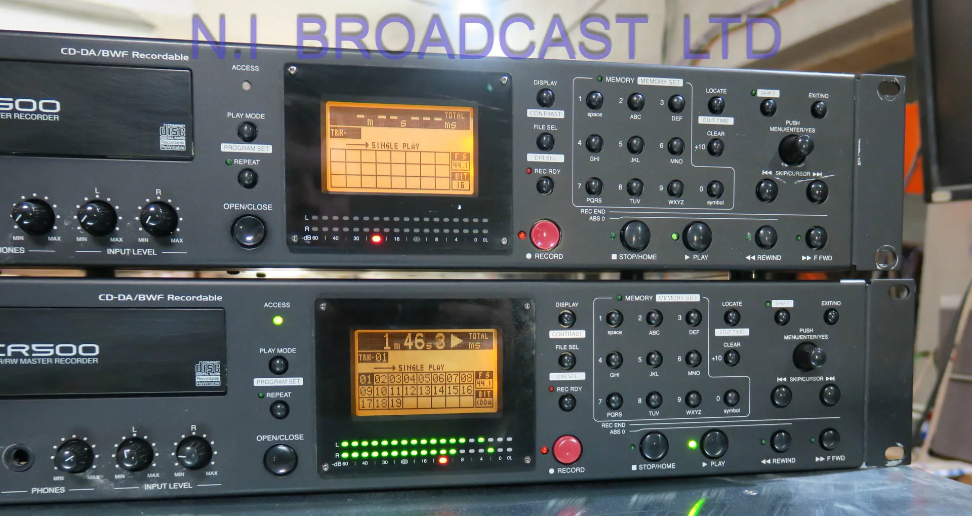 Fostex cr500 master CD recorder / player - N.I Broadcast Ltd