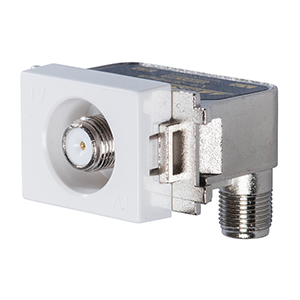 テレビ受信用機器/直列ユニット／テレビ端子/スイッチ無し直列ユニット