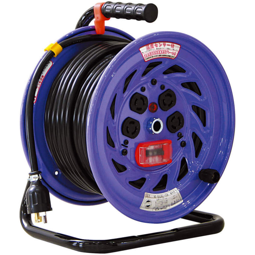 日動工業株式会社｜コードリール 100V 屋内用 温度センサー付 過負荷