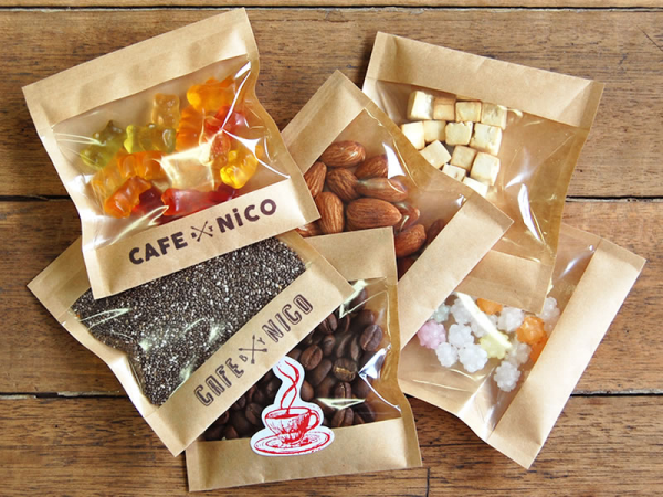 ミエルパック 窓あきクラフト平袋100×100mm｜ニコノスオンラインストア