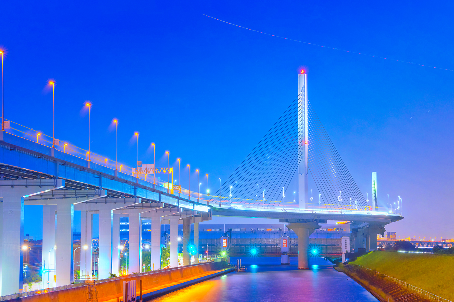かつしかハープ橋の夜景を撮る | Tokyo Night View