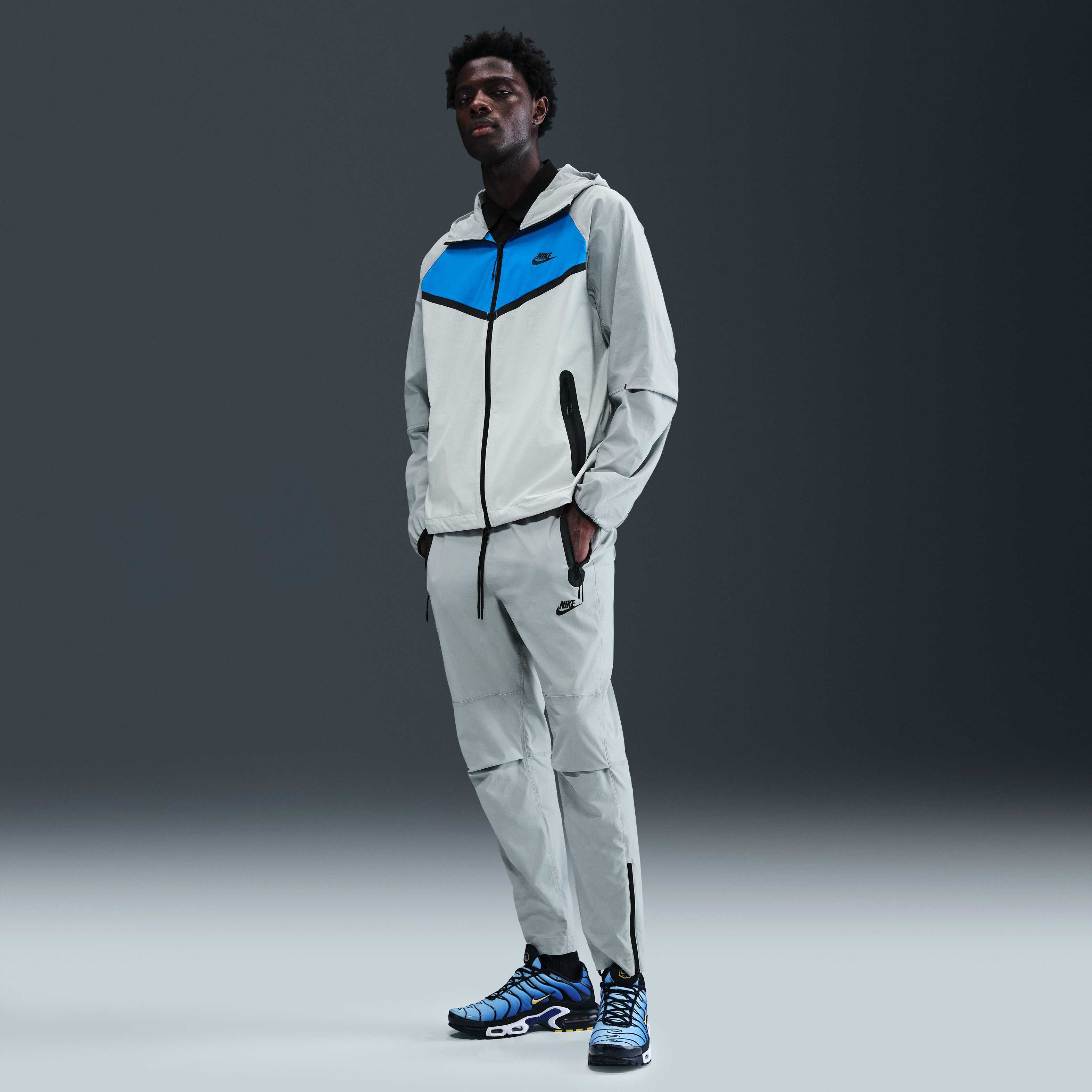 Buy Nike Tech Men's Woven Full-Zip Windrunner Jacket - Photon Dust