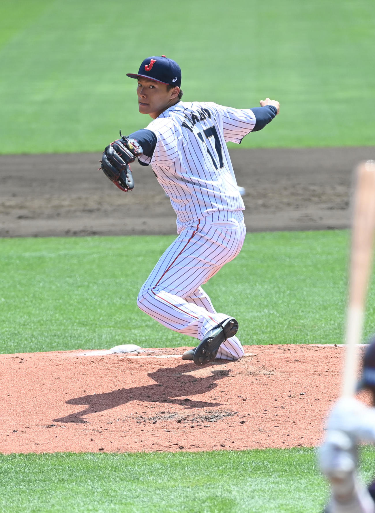 侍ジャパン山本由伸2回0封「いろんな配球試した」本番想定し最大限の