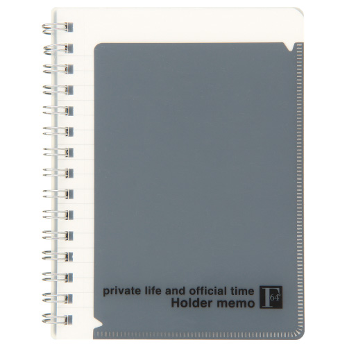 F.O.B COOP A7ホルダー付メモ6mm罫 | 日本ノート株式会社