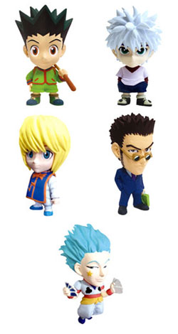 アニメヒーローズ ミニビッグヘッドフィギュア ハンター×ハンター 発売